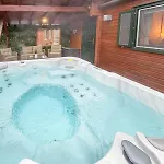 10-personen-wellness-chalet In Erster Reihe Am