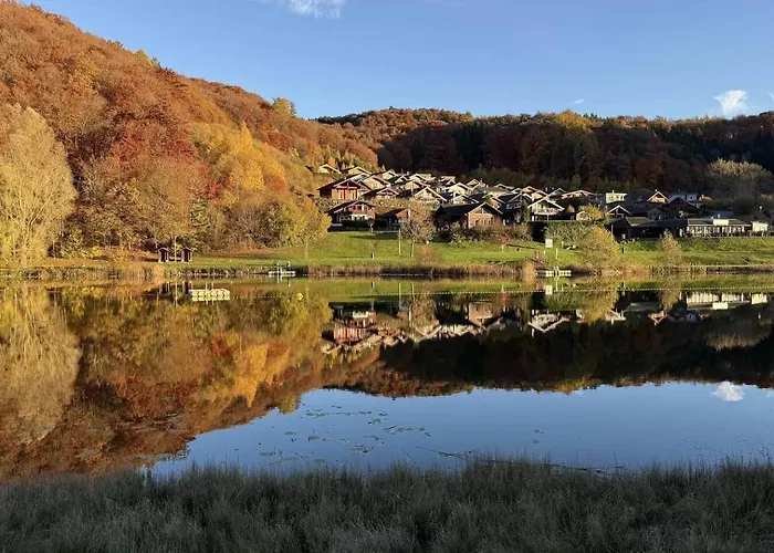 10-personen-wellness-chalet In Erster Reihe Am בית נופש