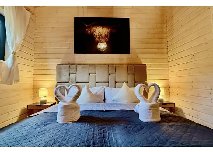 10-personen-wellness-chalet In Erster Reihe Am בית נופש *