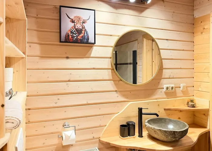 10-personen-wellness-chalet In Erster Reihe Am בית נופש Rieden (Mayen-Koblenz)