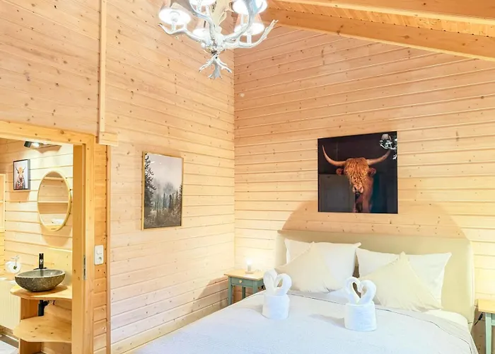 10-personen-wellness-chalet In Erster Reihe Am בית נופש Rieden (Mayen-Koblenz)