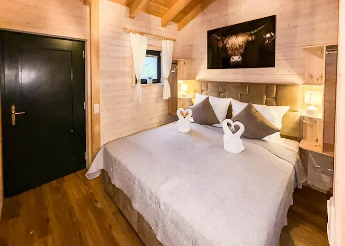 10-personen-wellness-chalet In Erster Reihe Am בית נופש *