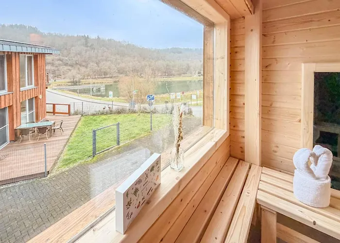 10-personen-wellness-chalet In Erster Reihe Am בית נופש