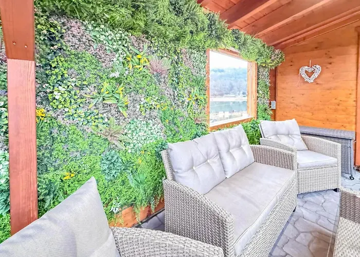 10-personen-wellness-chalet In Erster Reihe Am בית נופש *