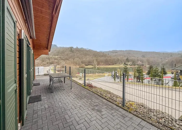 בית נופש 10-personen-wellness-chalet In Erster Reihe Am