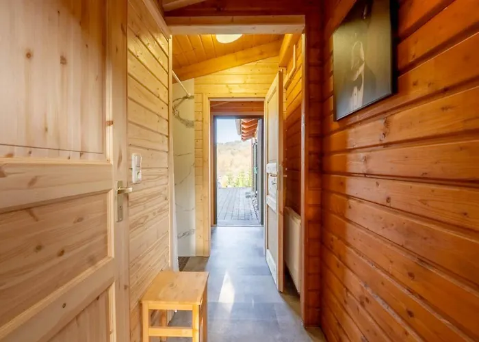 10-personen-wellness-chalet In Erster Reihe Am בית נופש *